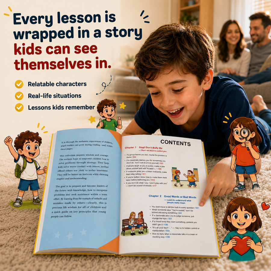 Every lesson is a story kids see themselves in.